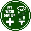 5S Supplies Eyewash Station 36in Diameter Non Slip Floor Sign FS-EYEWASH-36